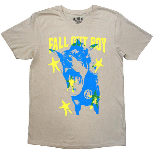 Sand - Front - Fall Out Boy Unisex Adult Dog T-Shirt