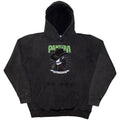 Charcoal Grey - Front - Pantera Unisex Adult Skeleton Cowboy Pull Over Hoodie