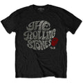 Black - Front - The Rolling Stones Unisex Adult ´82 Swirl Eco Friendly Logo T-Shirt