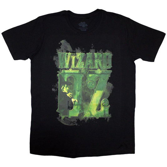Black - Front - The Wizard Of Oz Unisex Adult Logo T-Shirt