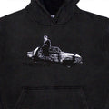 Charcoal Grey - Back - The 1975 Unisex Adult Car Photo Washed Hoodie