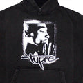 Charcoal Grey - Back - Tupac Shakur Unisex Adult Spray Photo Hoodie