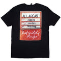 Black - Back - Oasis Unisex Adult Definitely Maybe AAA Pass T-Shirt