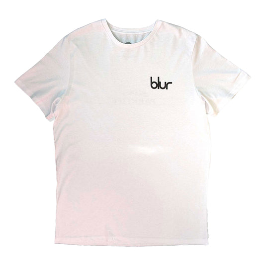 White - Front - Oasis Unisex Adult Parklife Back Print Logo T-Shirt