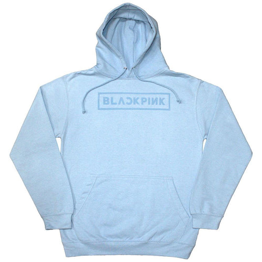 Light Blue - Front - BlackPink Unisex Adult Logo Pullover Hoodie