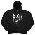 Charcoal Grey - Front - Korn Unisex Adult Still A Freak Back Print Stone Wash Pullover Hoodie