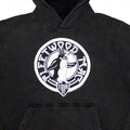 Charcoal Grey - Back - Fleetwood Mac Unisex Adult Tour ´82 Penguin Washed Hoodie