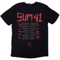 Black - Back - Sum 41 Unisex Adult Tour ´24 Fuck Sum 41 Back Print T-Shirt