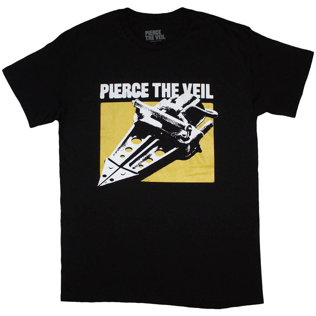 Black - Back - Pierce The Veil Unisex Adult Jaws T-Shirt