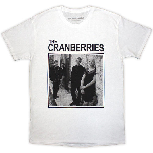 White - Front - The Cranberries Unisex Adult Photograph Square T-Shirt
