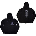 Black - Side - David Gilmour Unisex Adult Luck & Strange Back Print Full Zip Hoodie