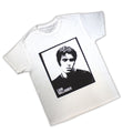White - Back - Liam Gallagher Unisex Adult Framed Photo T-Shirt