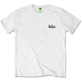 White - Front - The Beatles Unisex Adult Drop T Logo T-Shirt