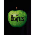 Black - Side - The Beatles Unisex Adult Apple Logo T-Shirt