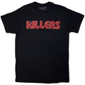 Black-Red - Front - The Killers Unisex Adult Tour ´24 Logo T-Shirt