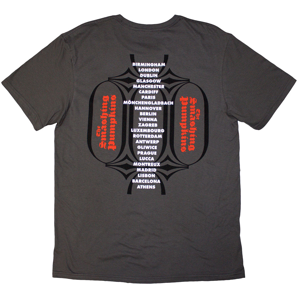 Charcoal Grey - Back - The Smashing Pumpkins Unisex Adult Billy T-Shirt