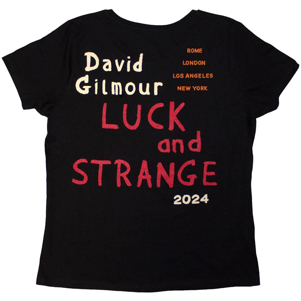 Black - Lifestyle - David Gilmour Womens-Ladies Back Print T-Shirt