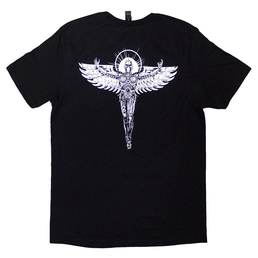 Black - Back - Judas Priest Unisex Adult Angel Of Retribution Headshot T-Shirt
