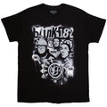 Black - Front - Blink 182 Unisex Adult One More Time Spray Paint T-Shirt