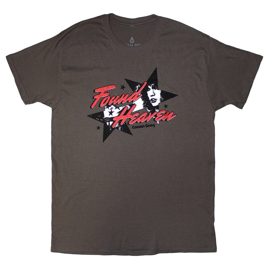 Charcoal Grey - Front - Conan Gray Unisex Adult Found Heaven Stars T-Shirt