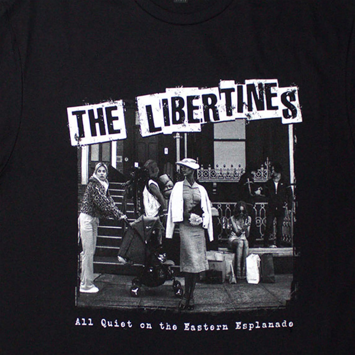 Black - Back - The Libertines Unisex Adult Aqotee Album T-Shirt