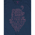 Navy Blue - Side - Pink Floyd Unisex Adult SOYCD Vintage T-Shirt