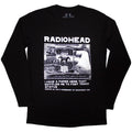 Black - Front - Radiohead Unisex Adult Ice Caps Long-Sleeved T-Shirt