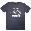 Navy Blue - Front - Oasis Unisex Adult Definitely Maybe Stencil T-Shirt