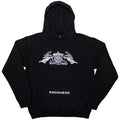 Black - Front - Radiohead Unisex Adult Bearhead Crest Pullover Hoodie
