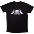 Black - Front - Radiohead Unisex Adult Bearhead Crest Organic Back Print T-Shirt