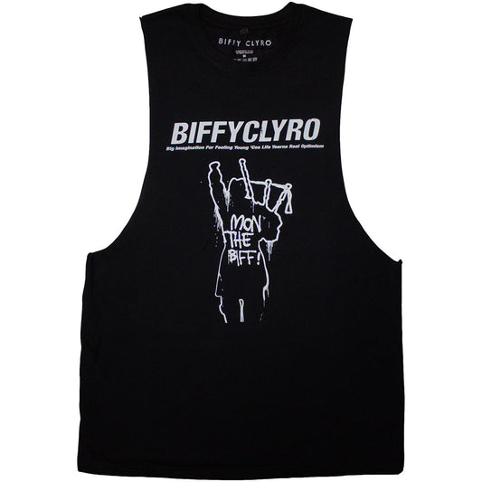 Black - Front - Biffy Clyro Unisex Adult Big Imagination Vest Top
