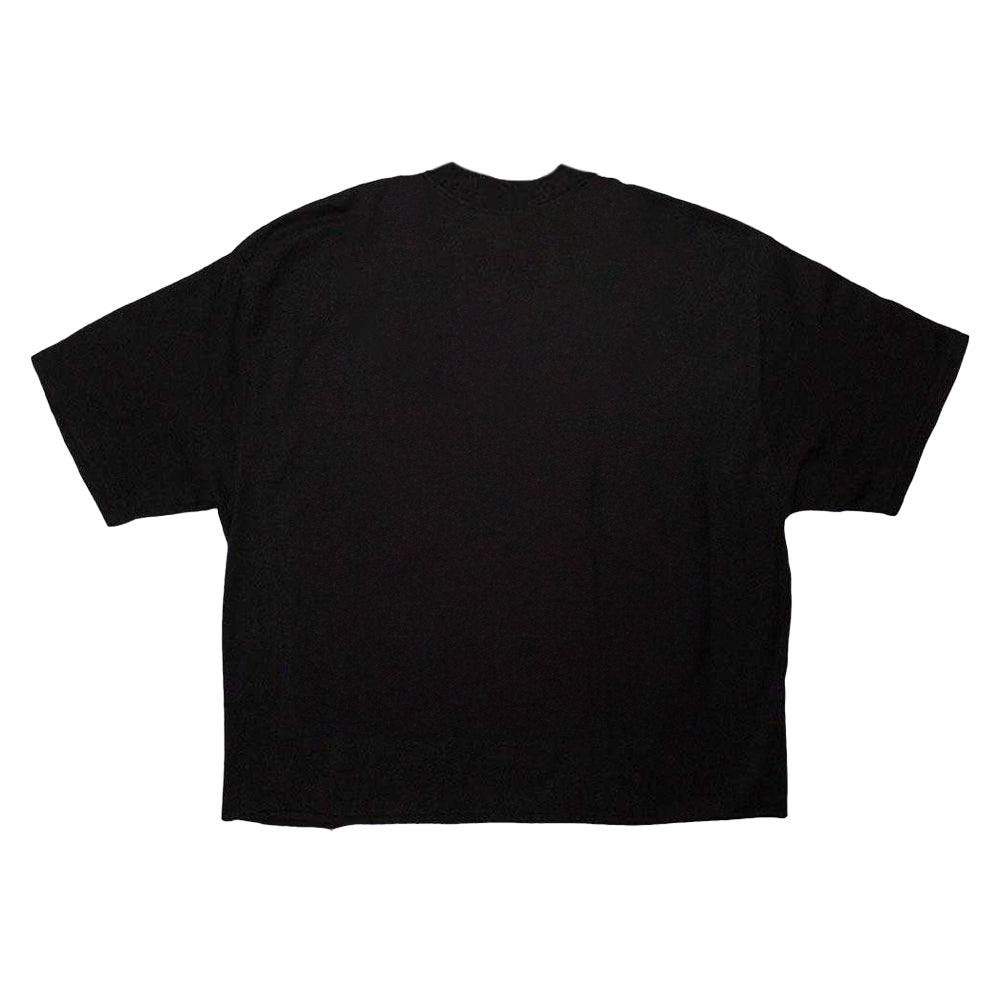 Black - Back - Radiohead Womens-Ladies Cut Hands Crop Top