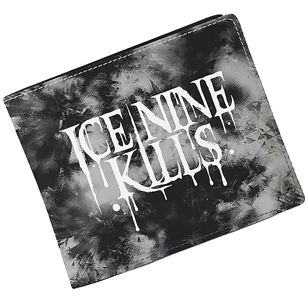 Black-White - Back - Ice Nine Kills Dripping Logo Wallet