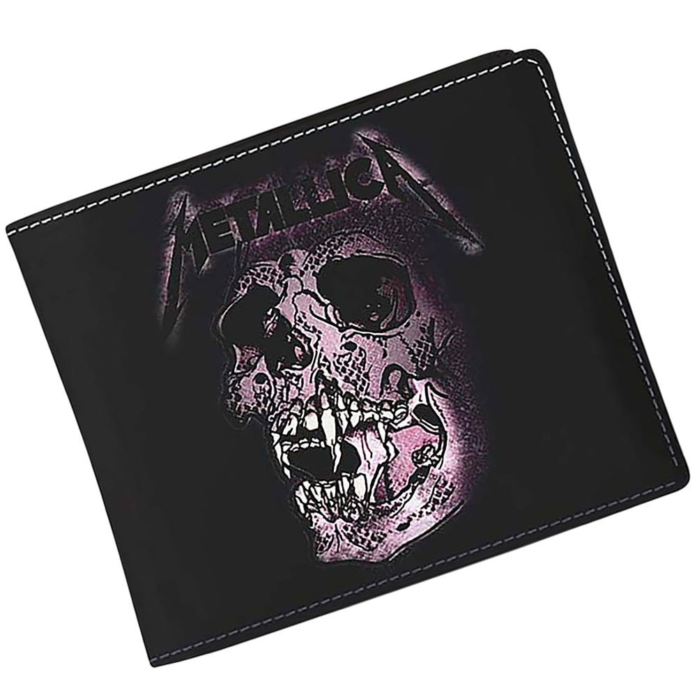 Black - Back - Metallica Pushhead Wallet