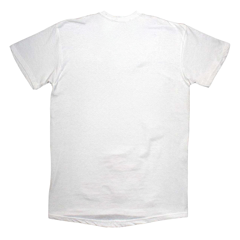 White - Back - The Stone Roses Unisex Adult Lemons Grid T-Shirt