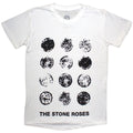 White - Front - The Stone Roses Unisex Adult Lemons Grid T-Shirt