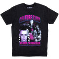 Black - Front - Boy George & Culture Club Unisex Adult Karma Chameleon Stone Wash T-Shirt