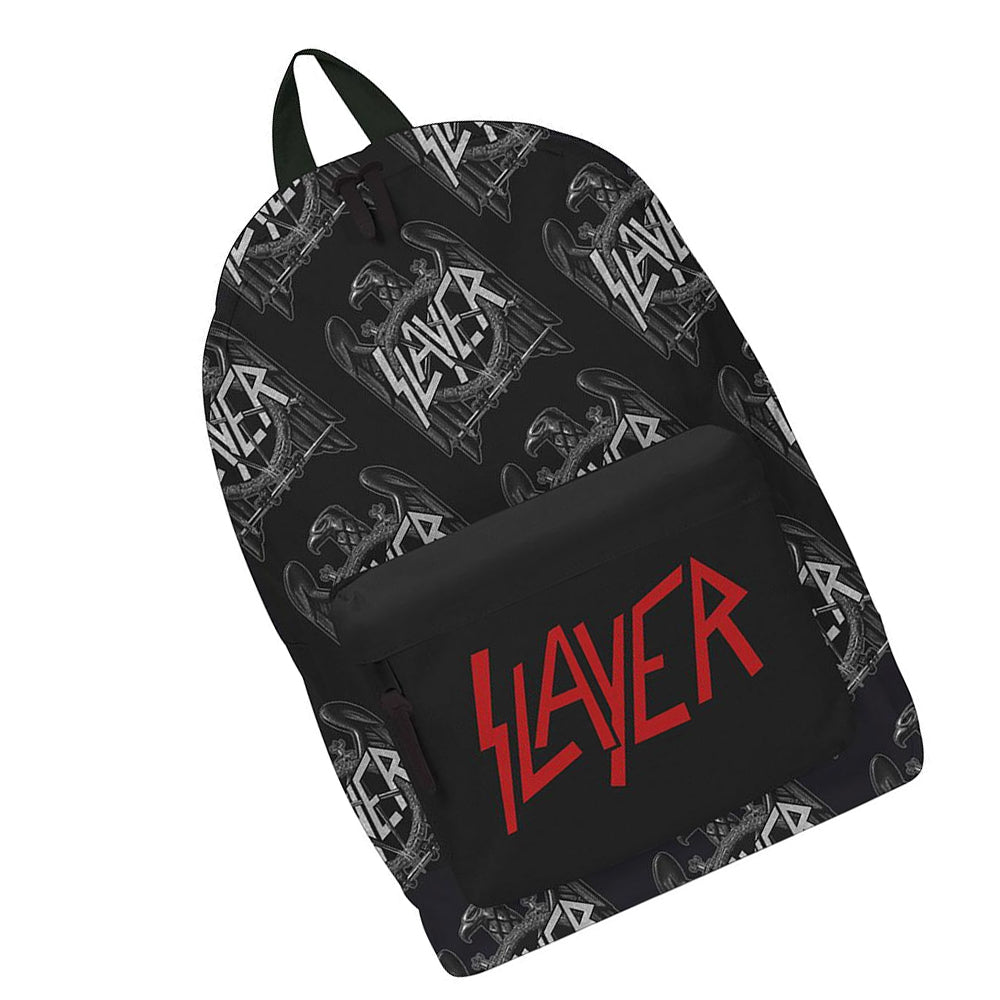 Black - Back - Slayer Repeat Logo Backpack