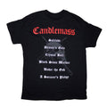 Black - Back - Candlemass Unisex Adult Epicus Doomicus Metallicus T-Shirt