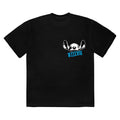 Black - Front - Lilo & Stitch Unisex Adult Aloha Collage Back Print T-Shirt
