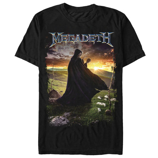 Black - Front - Megadeth Unisex Adult Youthanasia Cover Redux T-Shirt