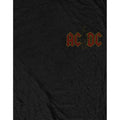 Black - Side - AC-DC Unisex Adult Hard As Rock Back Print T-Shirt
