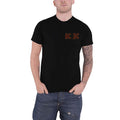Black - Front - AC-DC Unisex Adult Hard As Rock Back Print T-Shirt