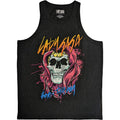 Charcoal Grey - Front - Lady Gaga Unisex Adult Born This Way Skull Tank Top