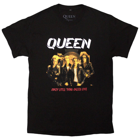 Black - Front - Queen Unisex Adult Crazy Little Thing T-Shirt