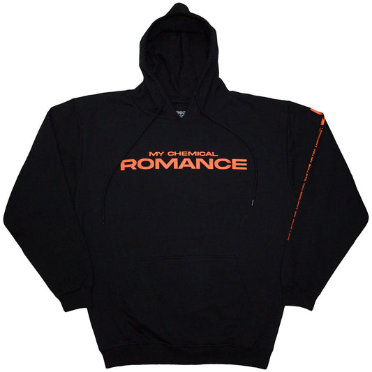 Black - Front - My Chemical Romance Unisex Adult Romance Bullets Back Print Hoodie