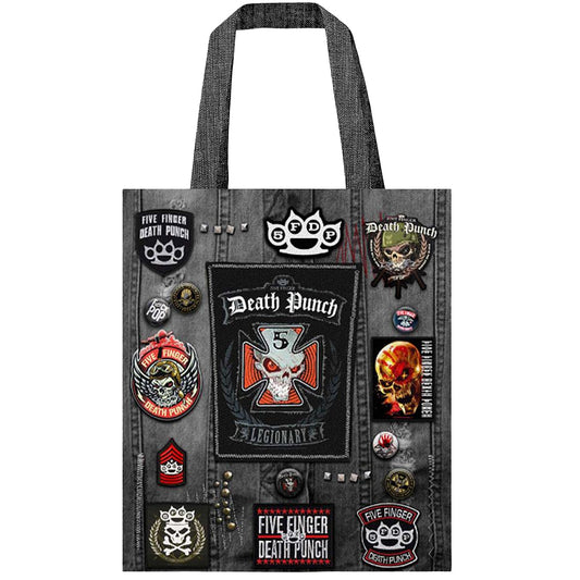 Multicoloured - Front - Five Finger Death Punch Legionary Tote Bag