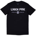 Black-White - Front - Linkin Park Unisex Adult Papercuts Logo T-Shirt