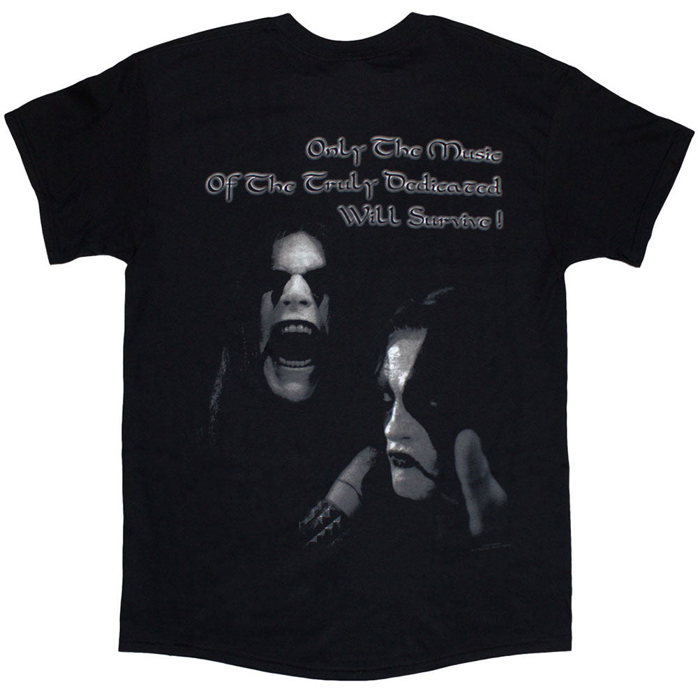 Black - Back - Immortal Unisex Adult At The Heart Of Winter Back Print T-Shirt