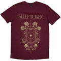 Maroon Red - Front - Sleep Token Unisex Adult Caramel T-Shirt
